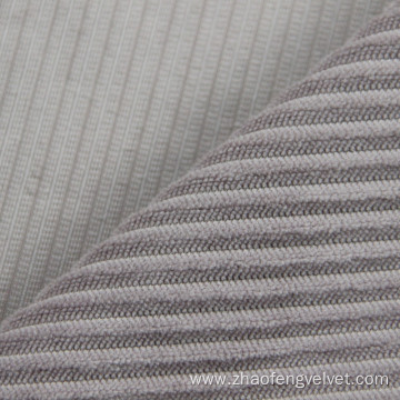 All polyester Stripe Solid Corduroy Velvet Fabric